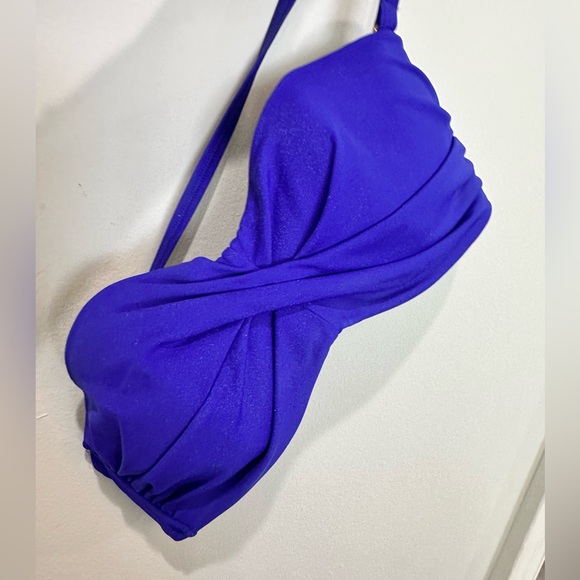 Victoria’s Secret swim padded strapless halter bikini top - Picture 2 of 10